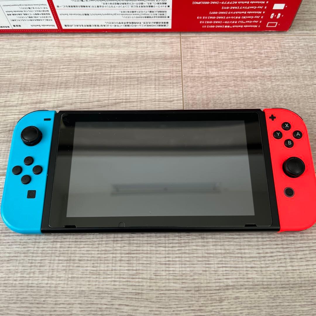 Nintendo Switch 青/赤 本体 付属品付き
