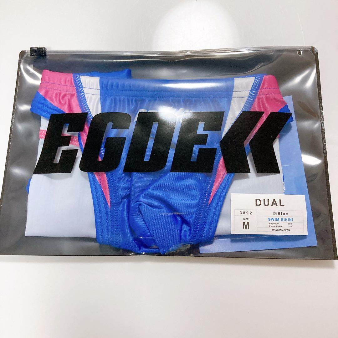 EGDE エッジ DUAL スイムウェア 競パン ビキニ ローライズ 青 M - メルカリ