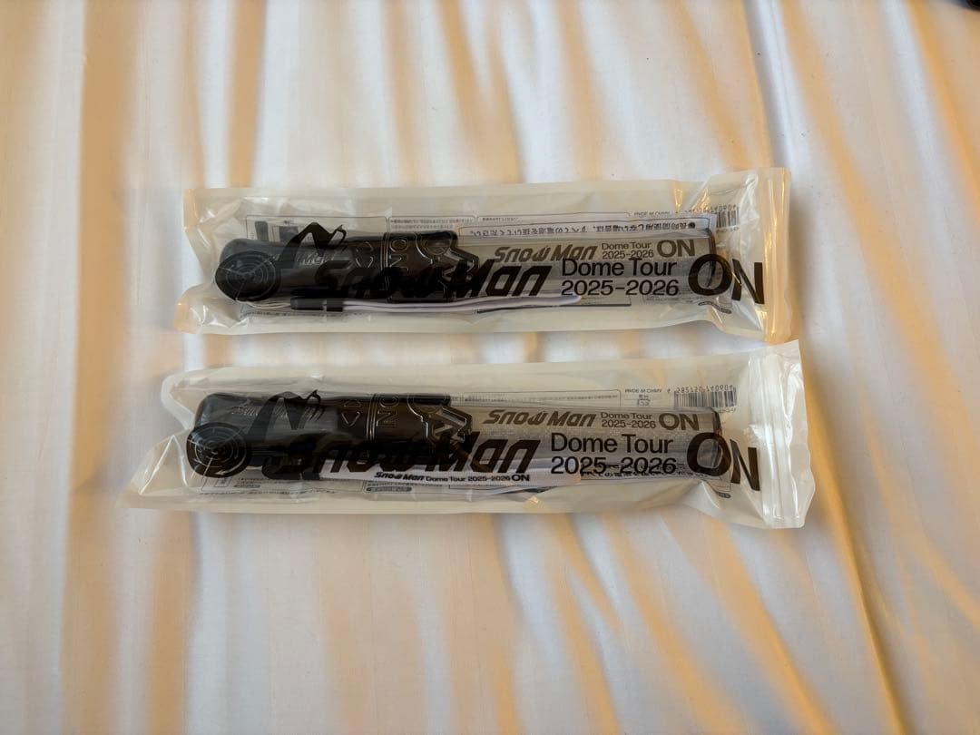 Snow Man Dome Tour ON 2025-2026 ペンライト 2個