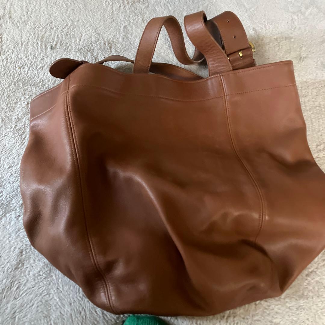 オールドコーチ ブラウンショルダーバッグ