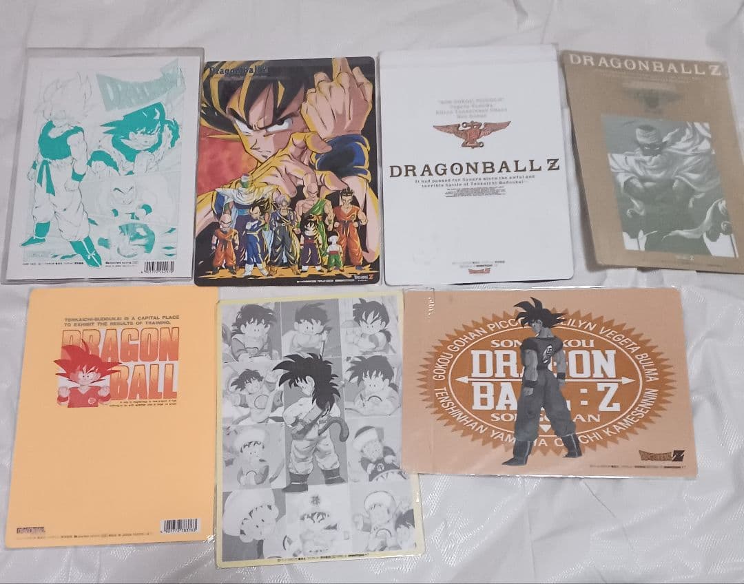 鳥山明 ドラゴンボール 7点 初期 Z 下敷き まとめ売り レア当時モノ