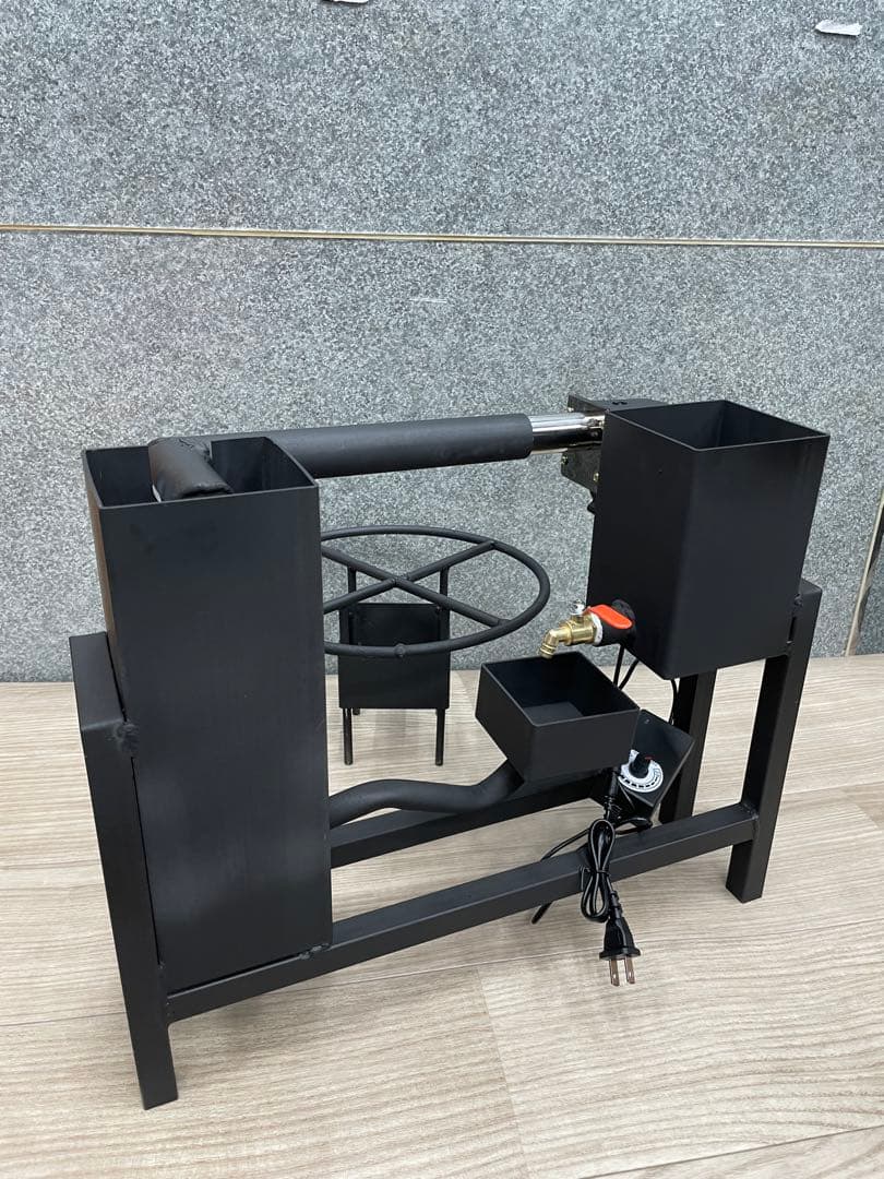 廃油ストーブ ロケットストーブ 送風機と五徳付い 生活家電・空調