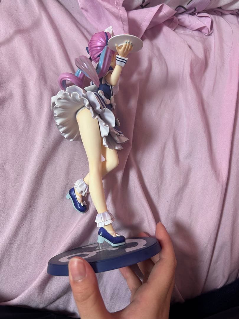 湊あくあ フィギュア メイド VTuber 箱無し ホロライブ 推し活