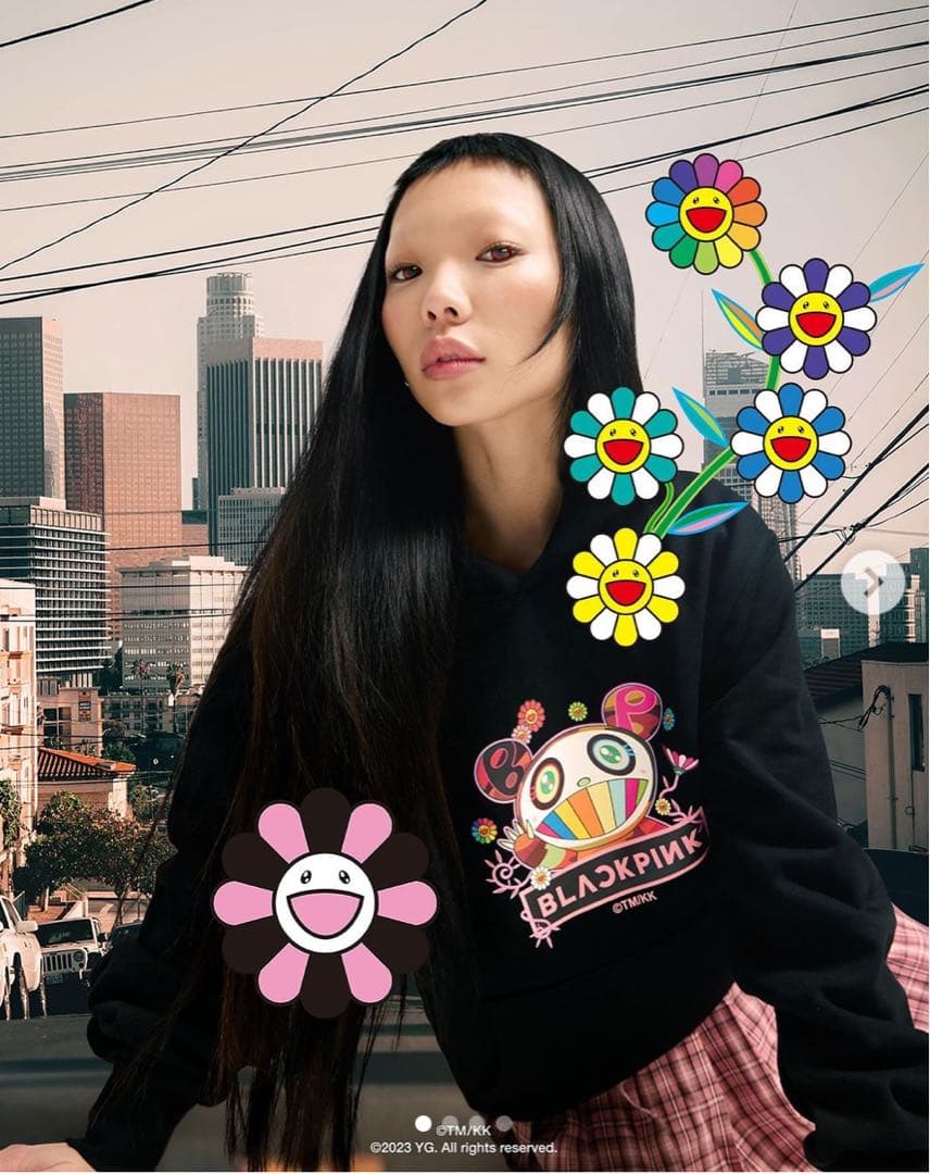 BLACK PINK✖️カイカイキキ 限定パーカー新品未開封　NTWRK 送料込
