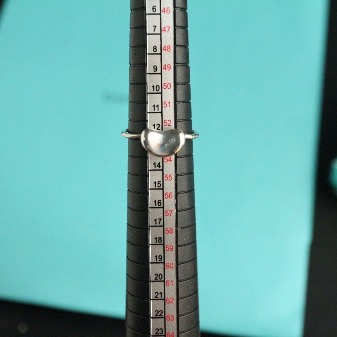 袋箱有り✨美品✨約12.5号ティファニー ビーンリングシルバー 925