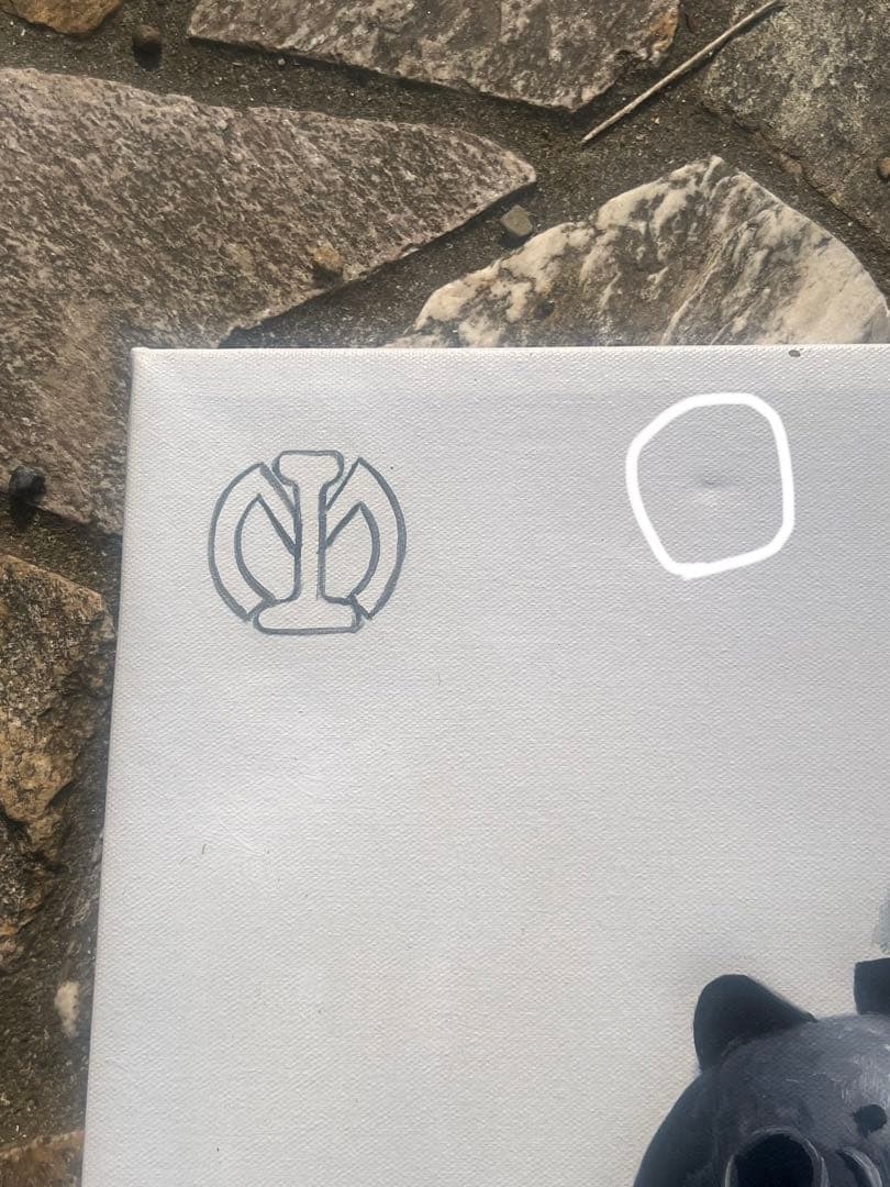 油絵　満鉄関連　「アジア」　希少・レア品　額なし　木枠のみ　満鉄