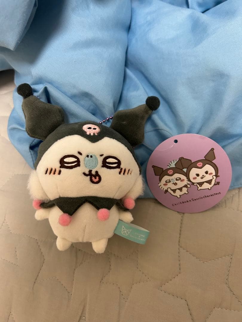 ちいかわ×サンリオキャラクターズ ぷちミニマスコット モモンガ クロミ