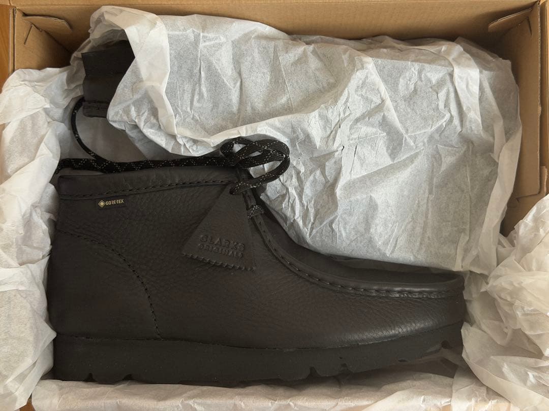 Clarks クラークス ワラビーブーツ ゴアテックスレザー【約26cm】箱あり