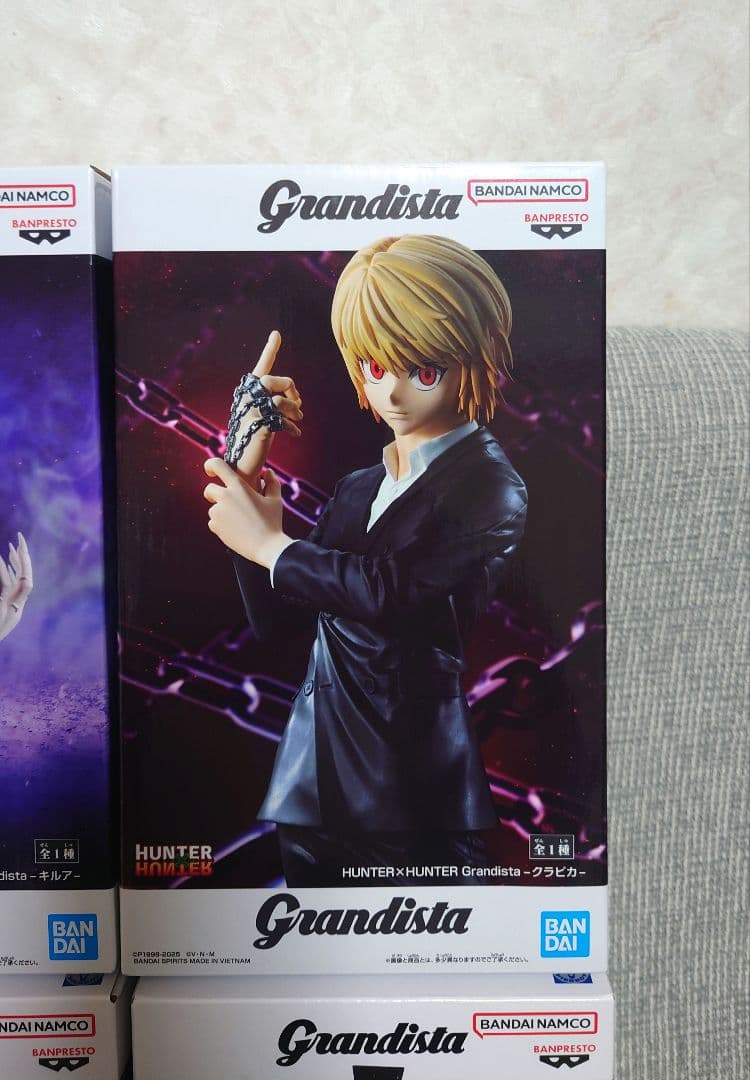 最新プライズGrandistaキルア・クラピカ・範馬勇次郎・猗窩座・キングダム