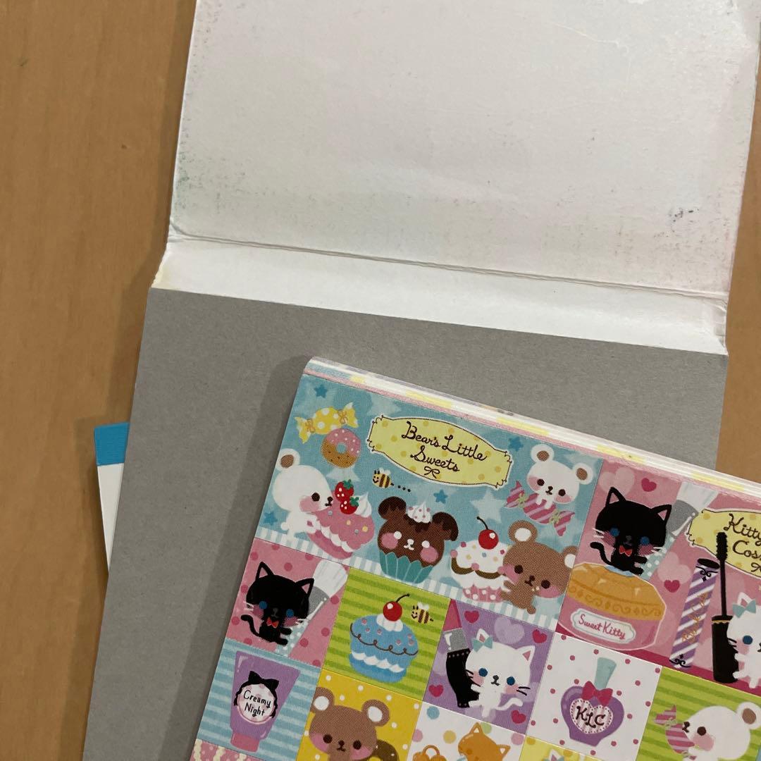 平成レトロ メモ帳 まとめ売り 動物 ネコ うさぎ お札 シール帳一冊含む 12