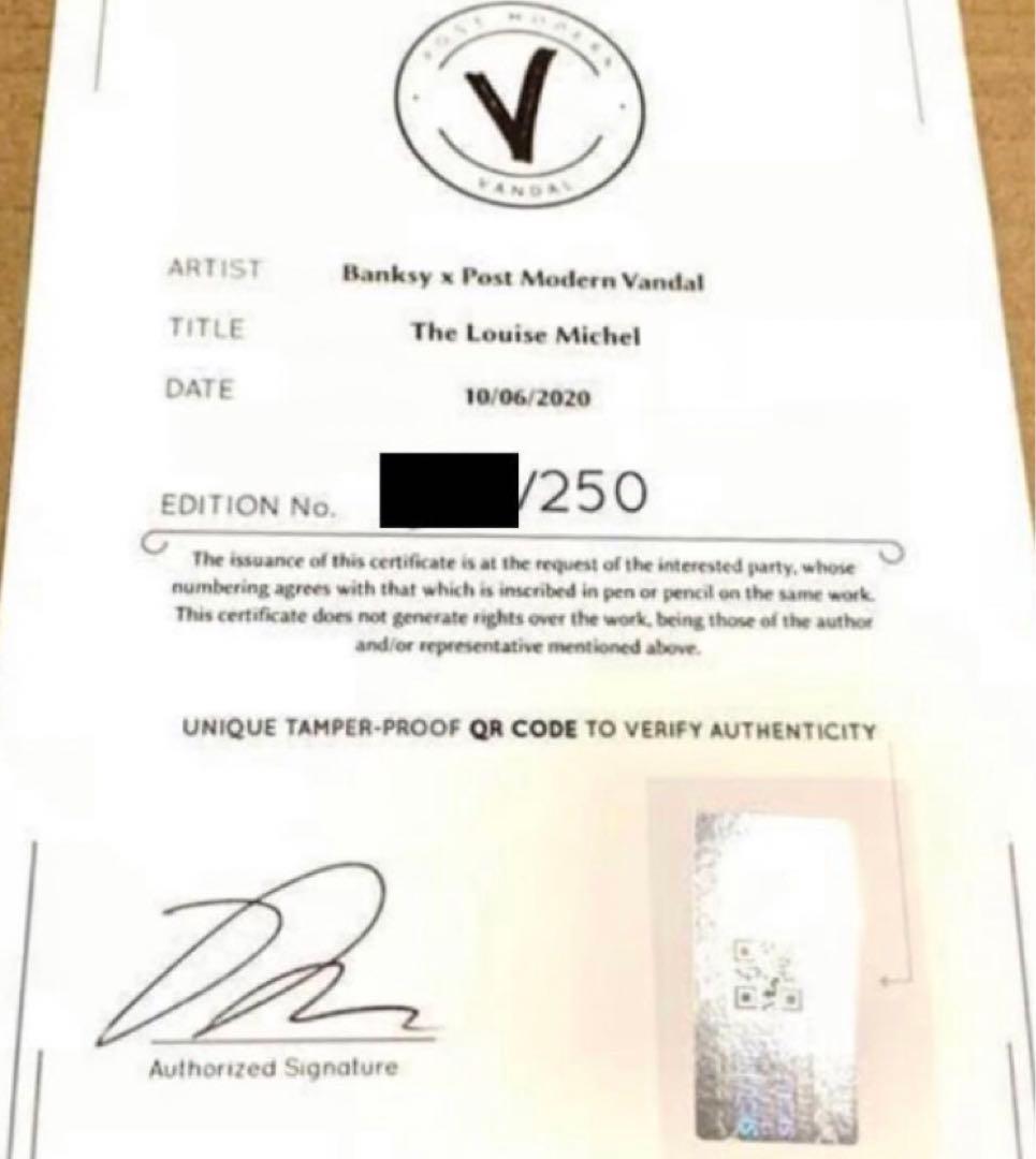 予約品 バンクシー LouiseMichel &ダブルネームキャップ&ポロシャツ