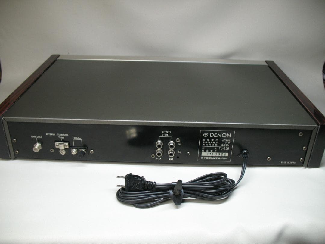 デノン☆DENON TU-900 FM専用高級チューナー☆中古