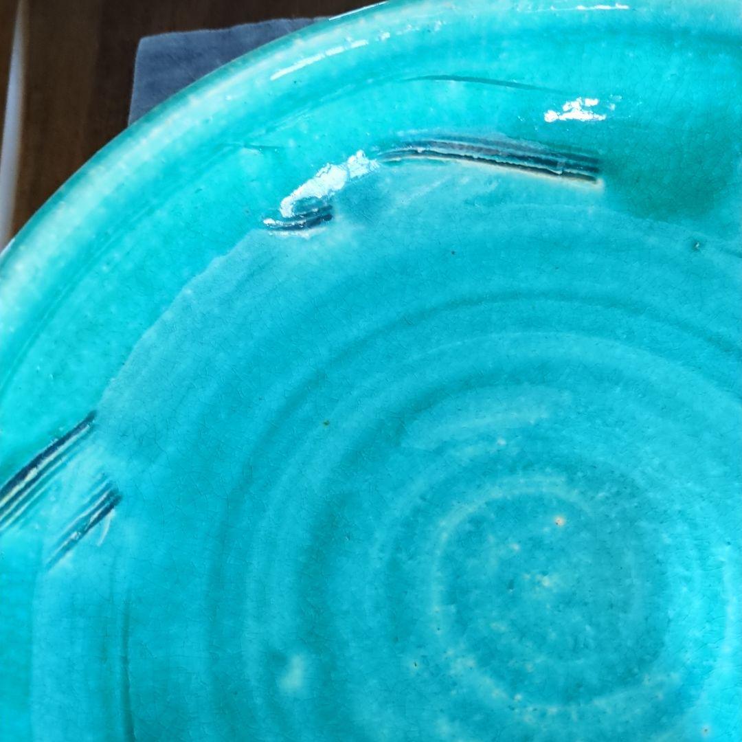 荒木義隆作 トルコブルー大鉢 値下げしました