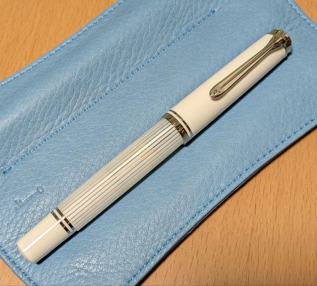 pelikan スーベレーン m605 特別生産品 ホワイトストライプ 万年筆