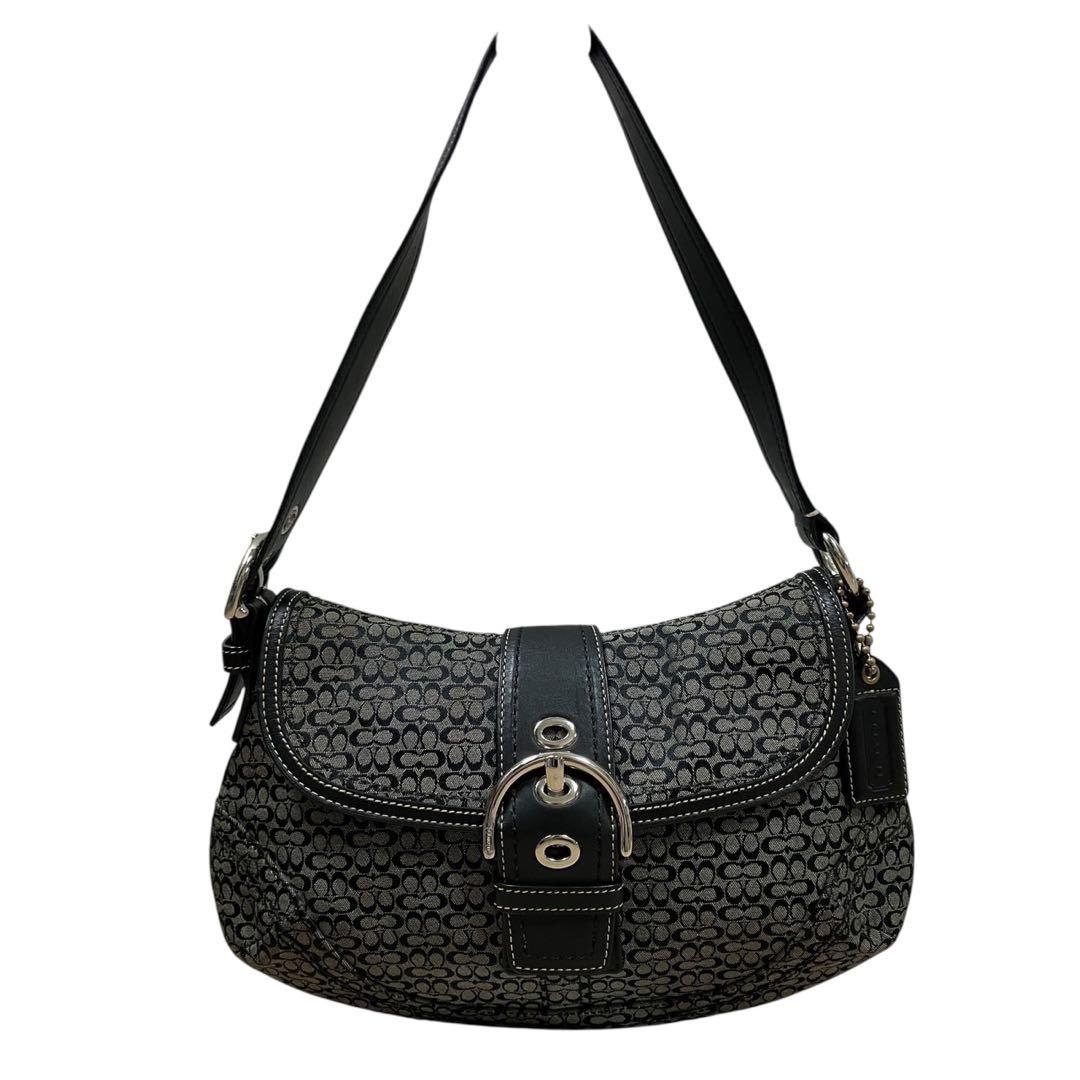 COACH ワンショルダーバッグ ソーホー シグネチャー レザー キャンバス