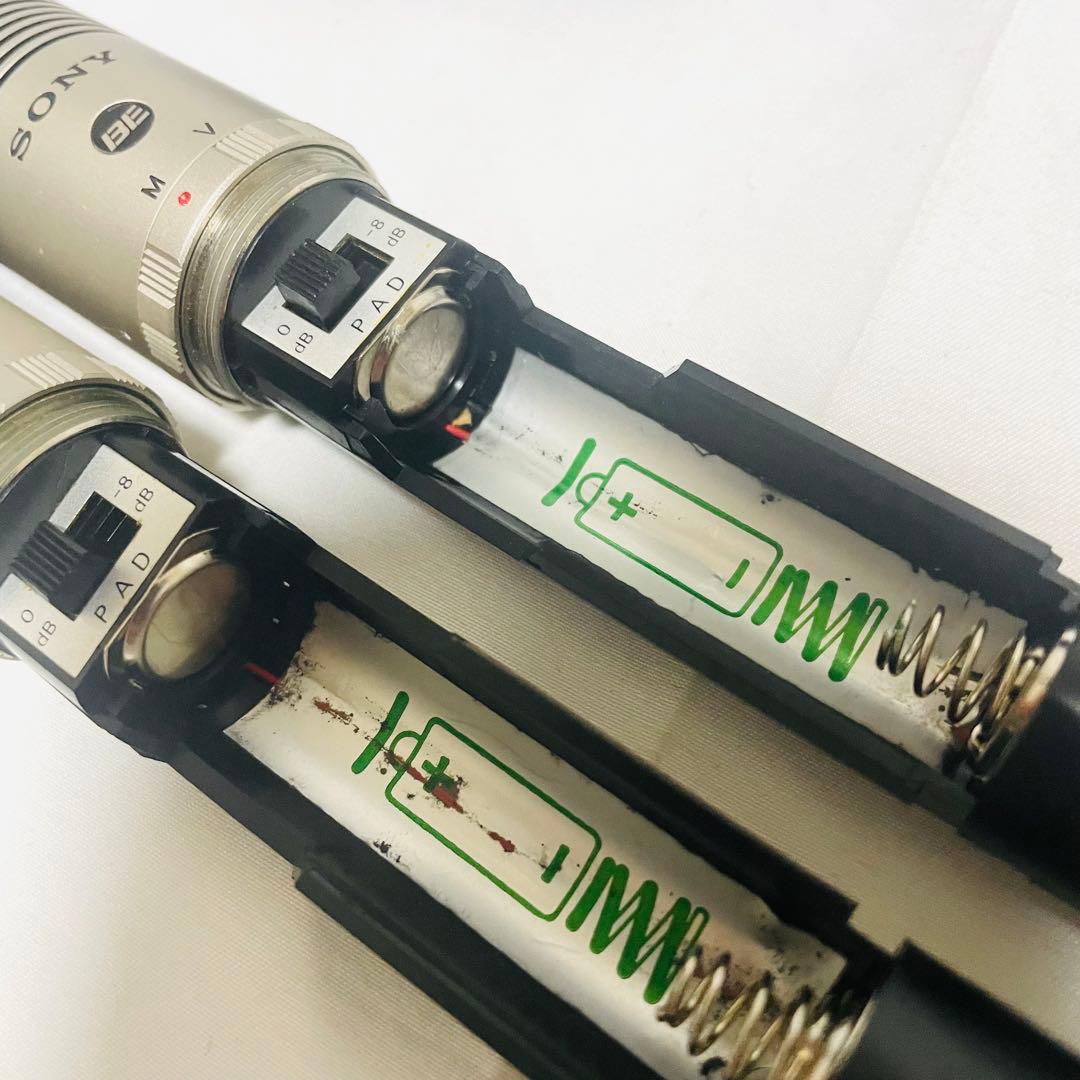 SONY エレクトレットコンデンサーマイク ECM-23F 2本セット