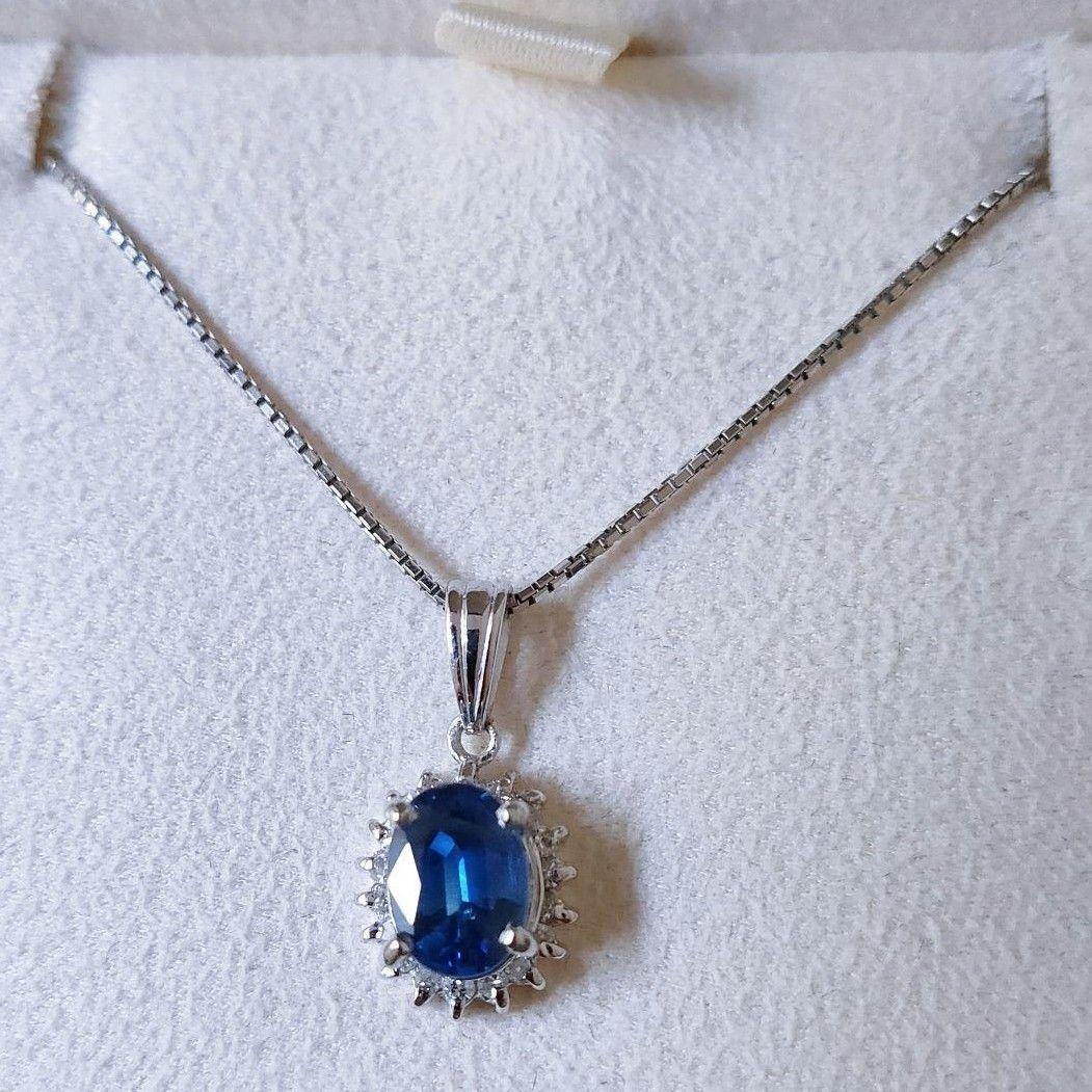 いちいちマーマー パール リング Pt900 サファイア ネックレス