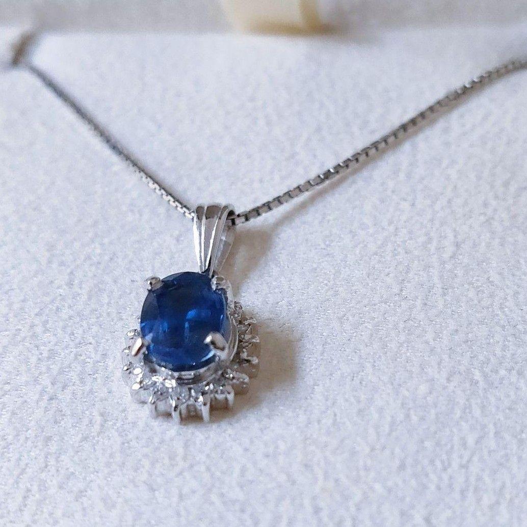 いちいちマーマー パール リング Pt900 サファイア ネックレス