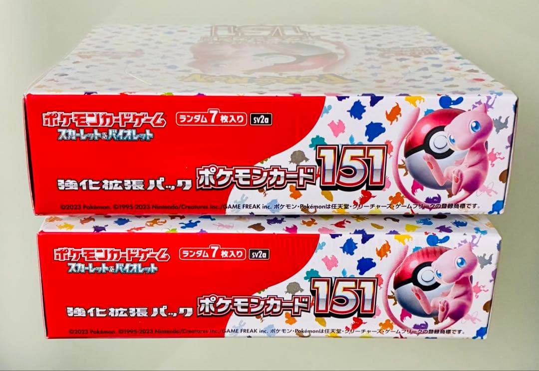 ✨新品・未開封✨ポケモンカード 強化拡張パック 151 2BOX シュリンク付き