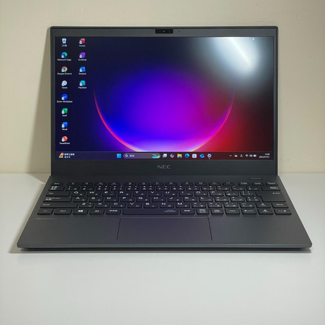 ☆美品/薄型軽量/NEC☆第10世代core i5 快速SSD256GB メモリ8GB ノート