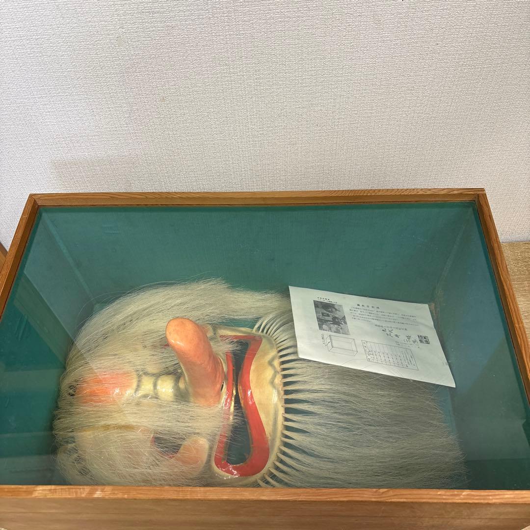 9代目 石井宗暎作 神楽面 荒神 木製