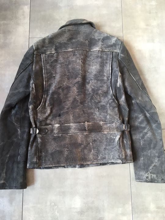 PLEDGE(プレッジ) / シングルライダースジャケット/48/馬革/BLK | 古着