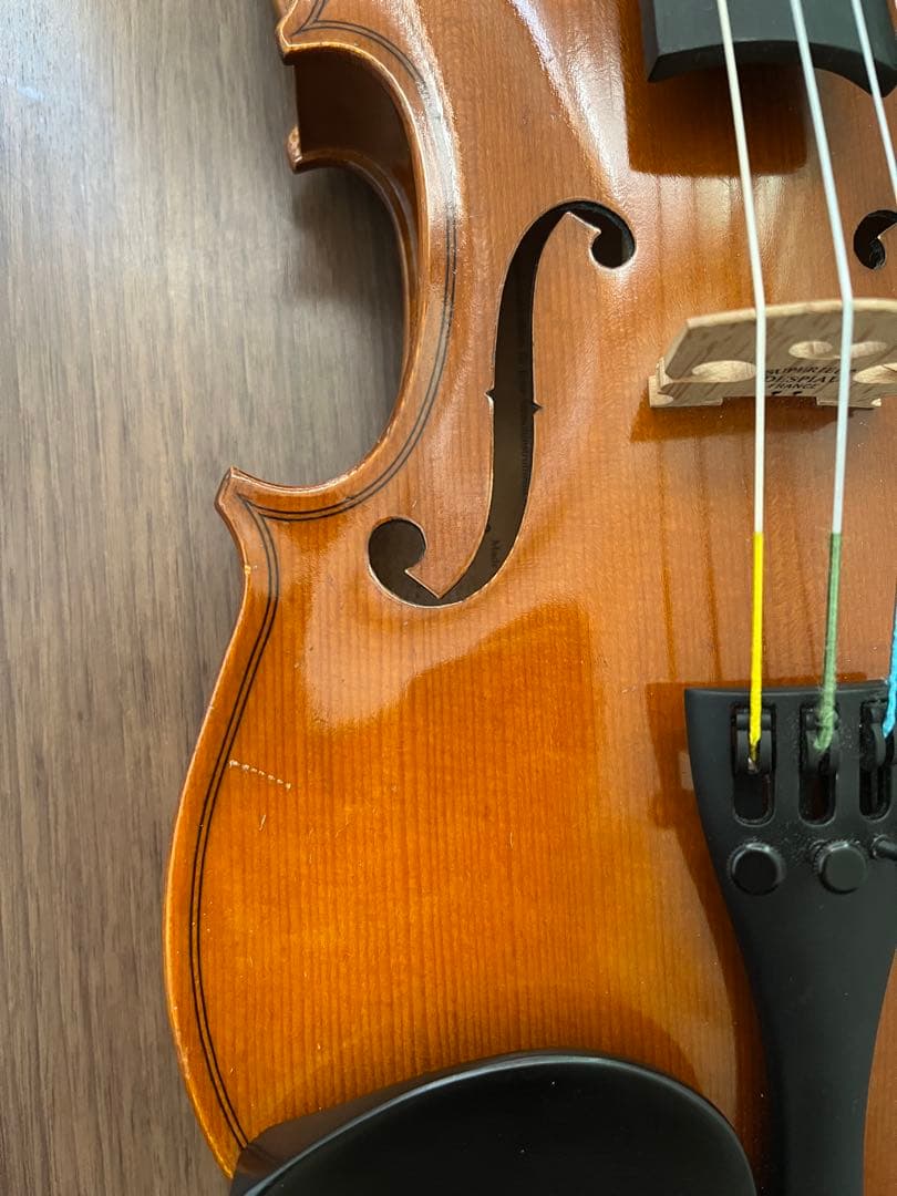 ペゾルト 801 バイオリン 1/2サイズ 本体 肩当て アルシェ弓 ケース