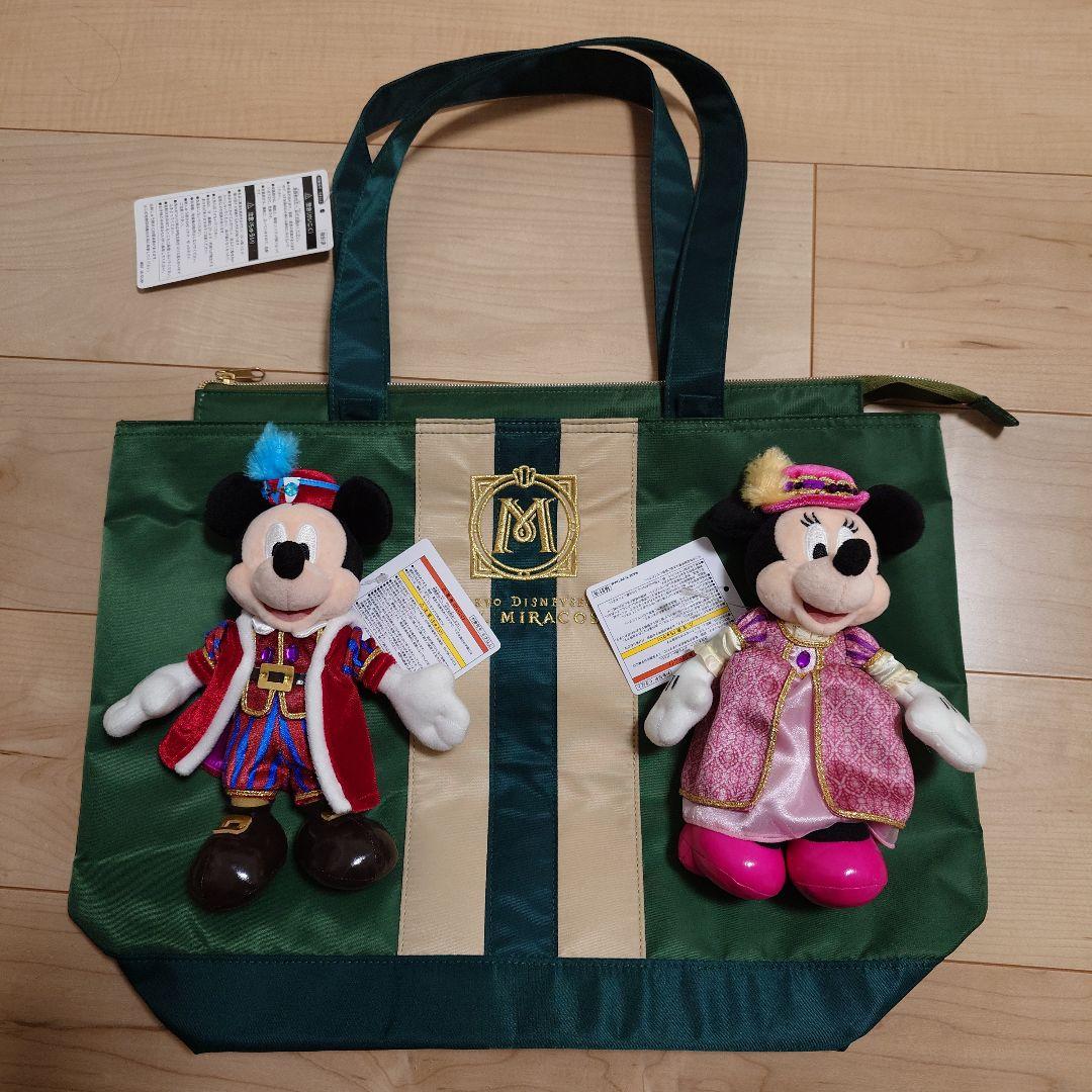 ミラコスタ トートバッグ ディズニーシー ミッキー ミニー ぬいぐるみ