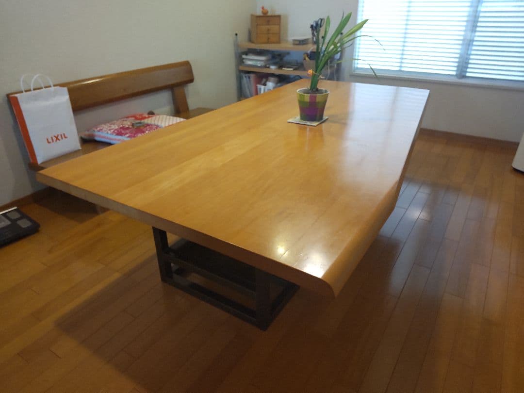 【※天板のみ！福岡】静岡家具製作 ダイニング ローテーブル メープル 天然木