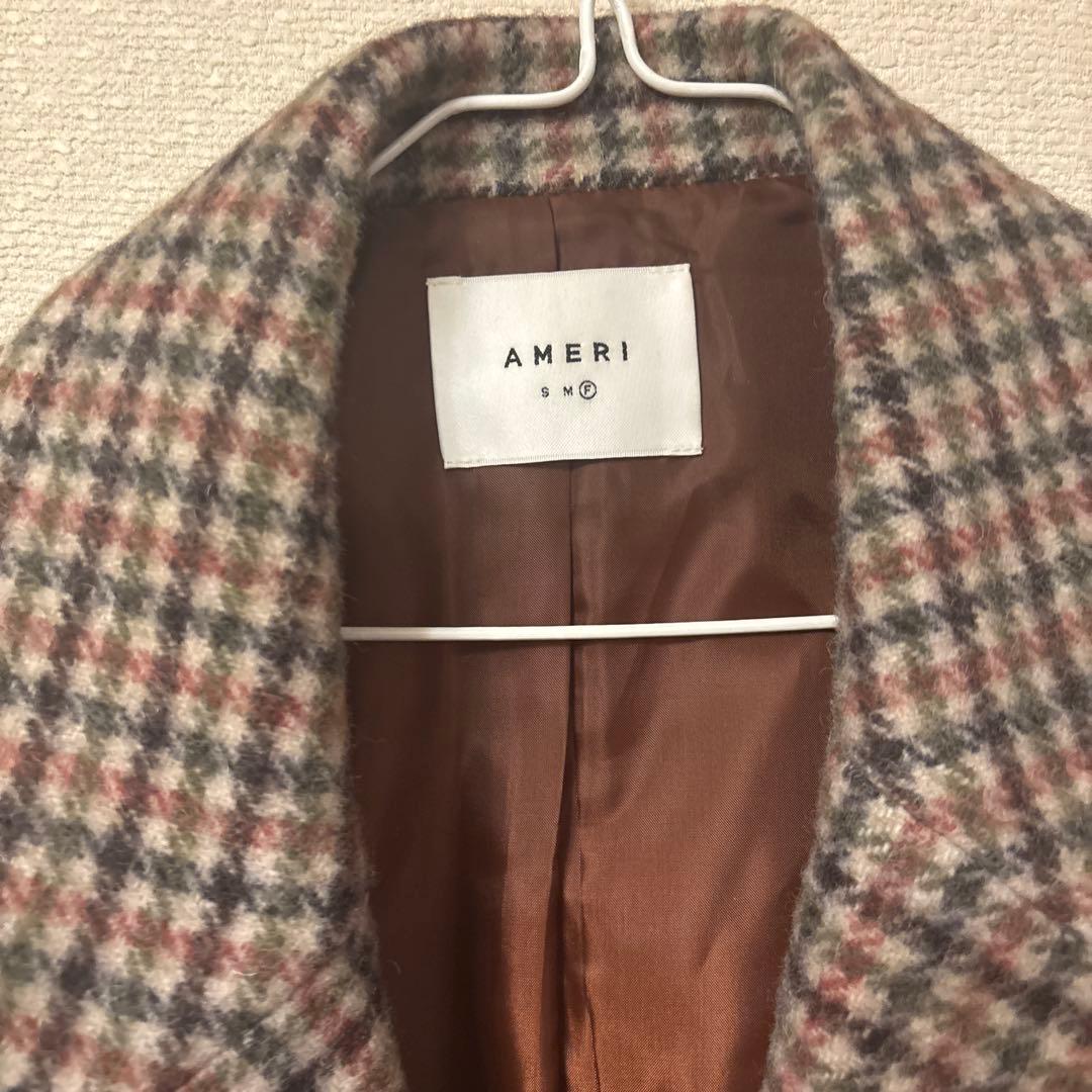 AMERI CHECK ECO WOOL BIG JACKET