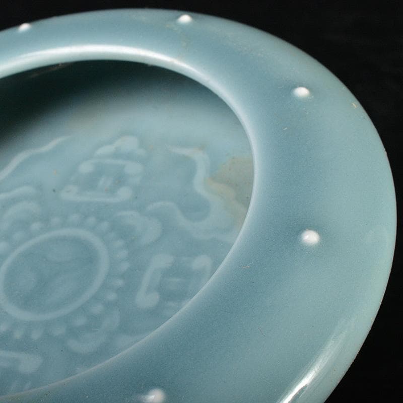 中国大清乾隆年製青磁水孟C7294E