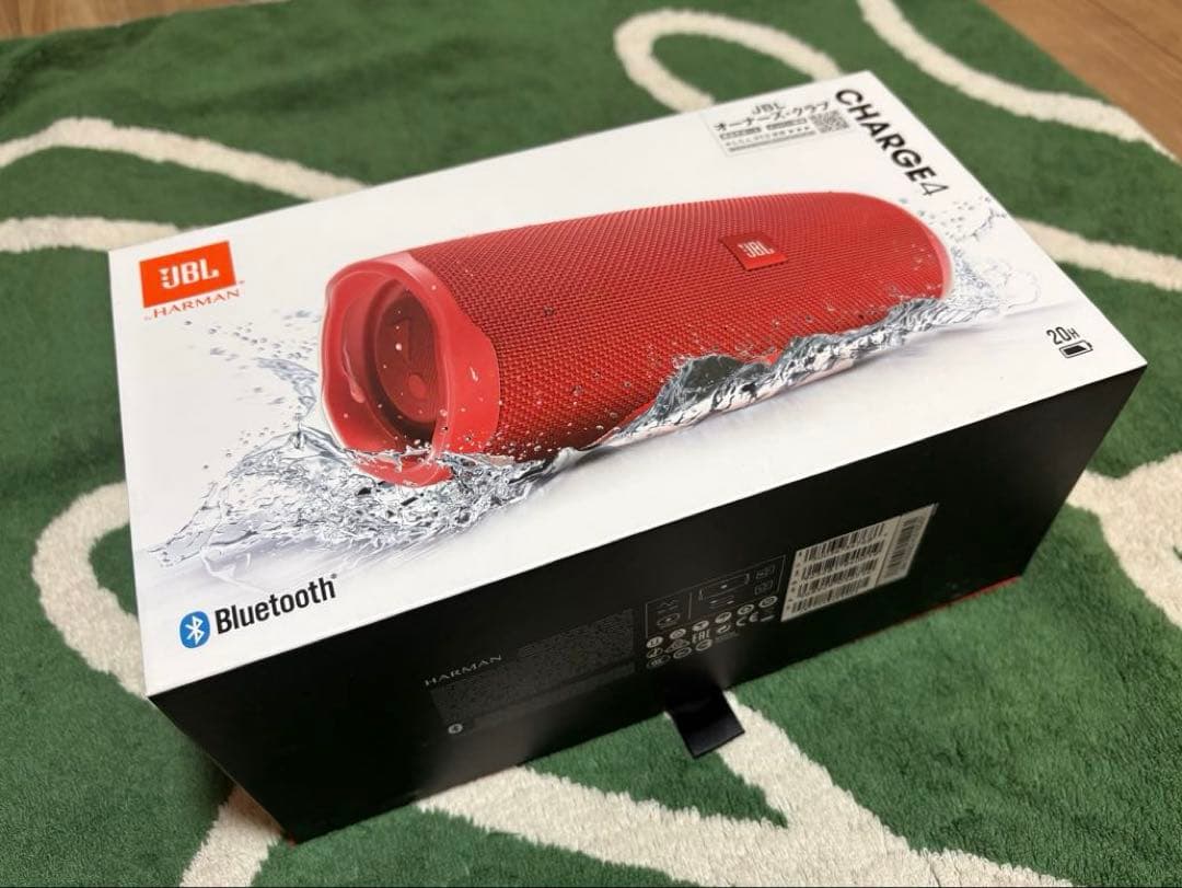 スピーカー】JBL CHARGE 4（レッド） ワイヤレス/防水/ポータブル
