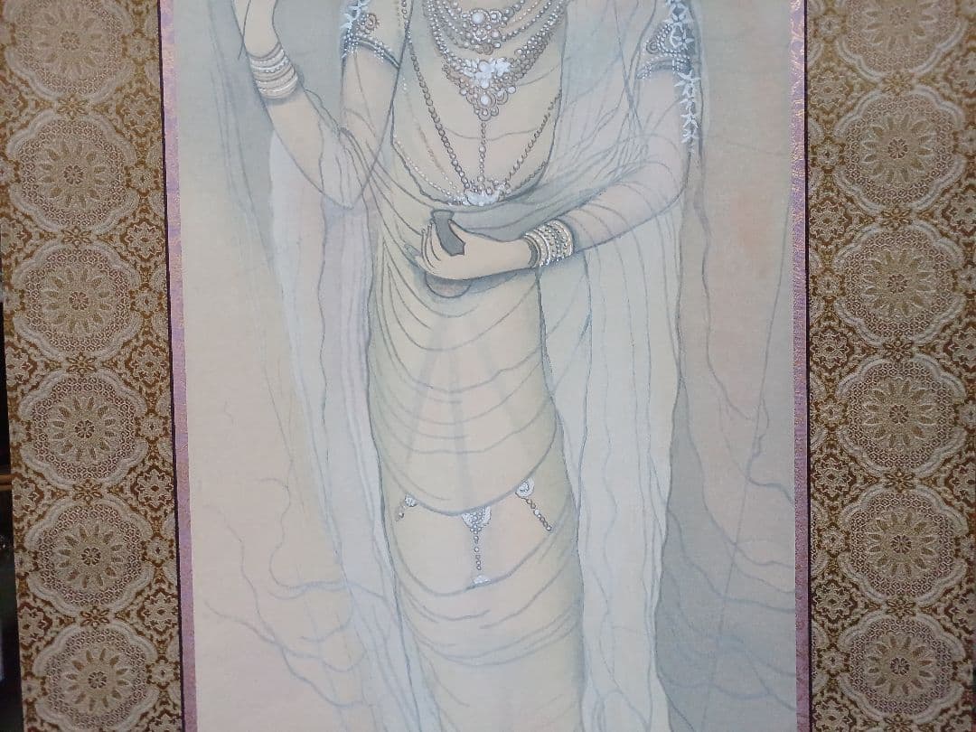 ◆村上華岳 「聖蓮華（しょうれんげ）」木版画　メナード美術館　限定380部◆