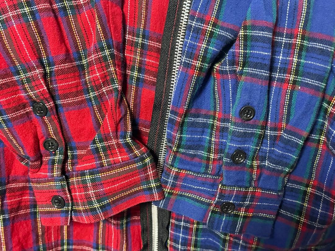 LiSA ROY reflect overjoy バックジップチェックシャツ②