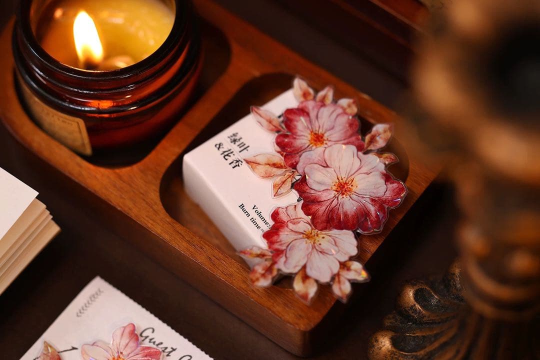 小白家文創《赤相思》海外マスキングテープ　マステ 【2509】