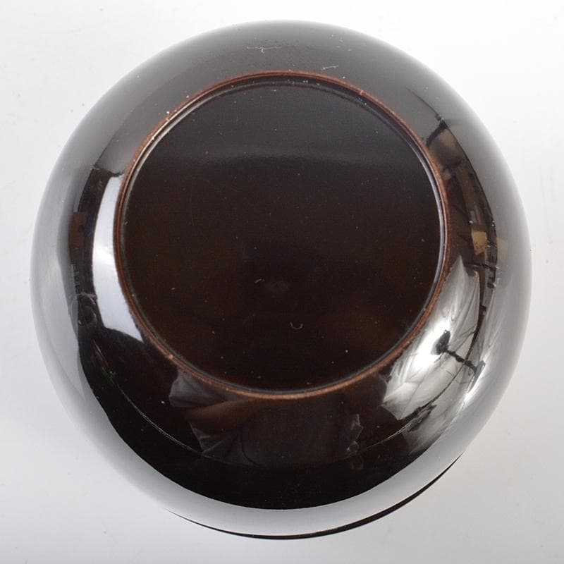 茶道具 塗師 七代駒沢利斎 春舟作 中棗 堀内宗完(兼