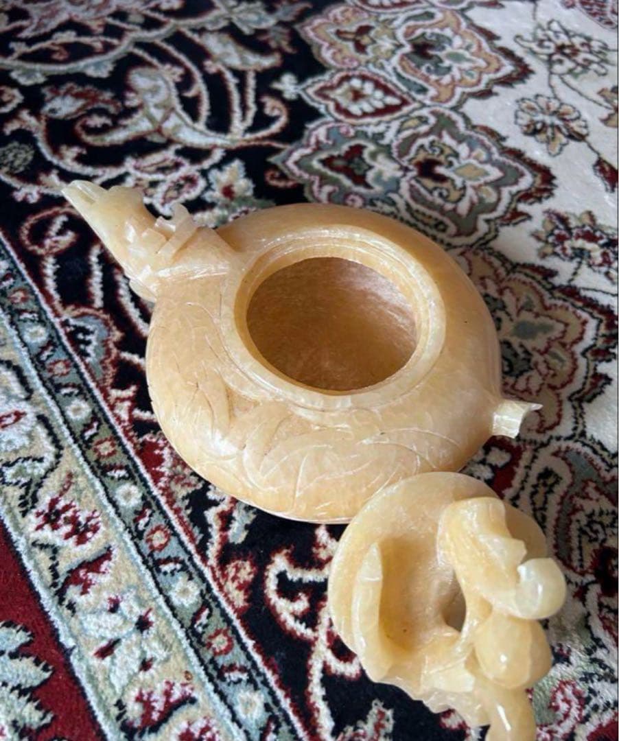 中国 香炉 翡翠 美しい陶磁器 古美術 骨董品 美術 中国美術 中国古玩