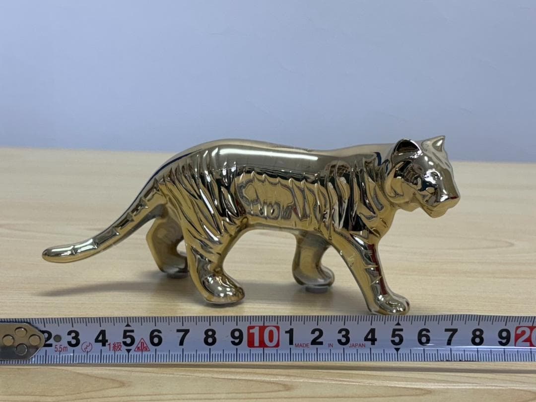 Baccarat バカラ 虎 寅 ゴールド 干支 オブジェ 置物 インテリア
