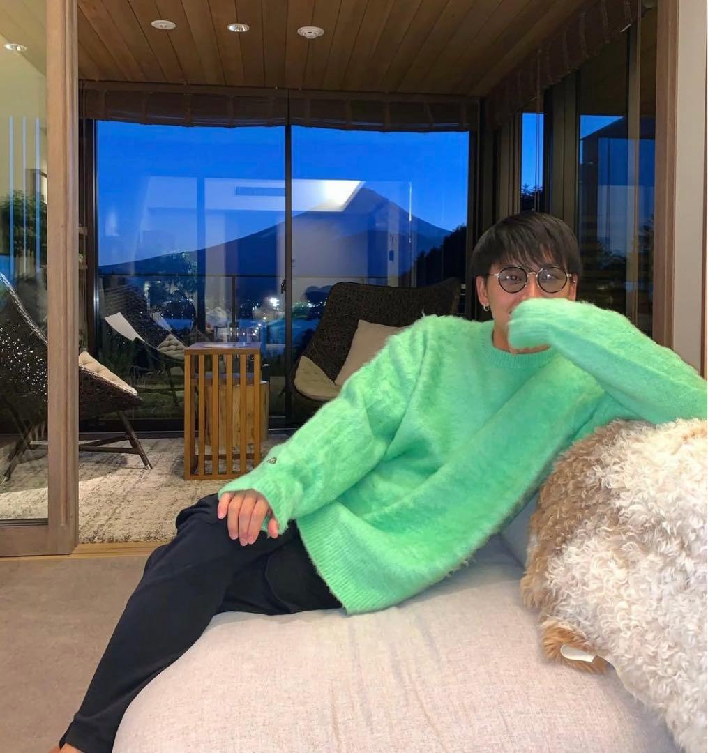 libeiro スエードサルエルスキニー 黒 メンズ