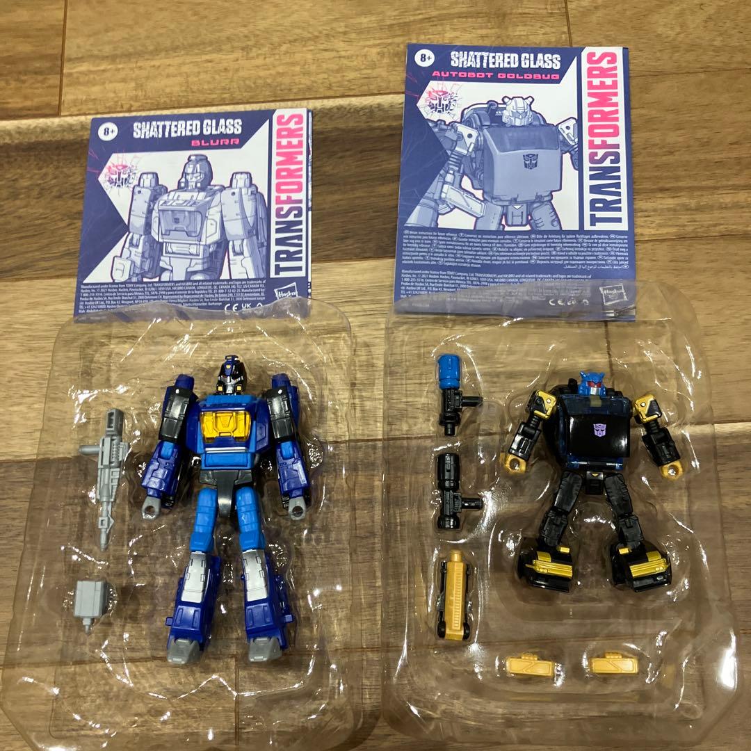 トランスフォーマー　シャッタードグラス ブラー　ゴールドバグ　セット　開封品