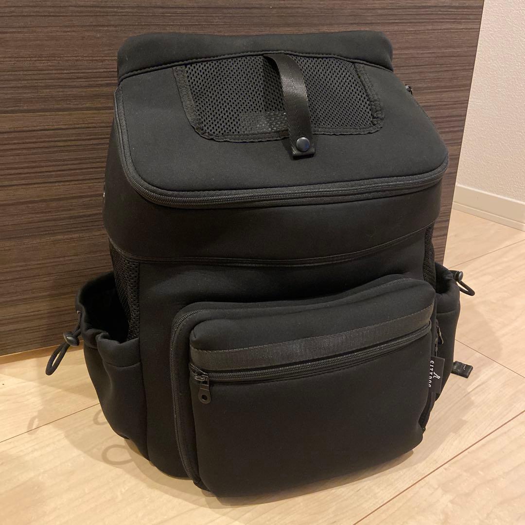 CITYDOG ネオプレーンバックパックキャリー Mサイズ ブラック リュック