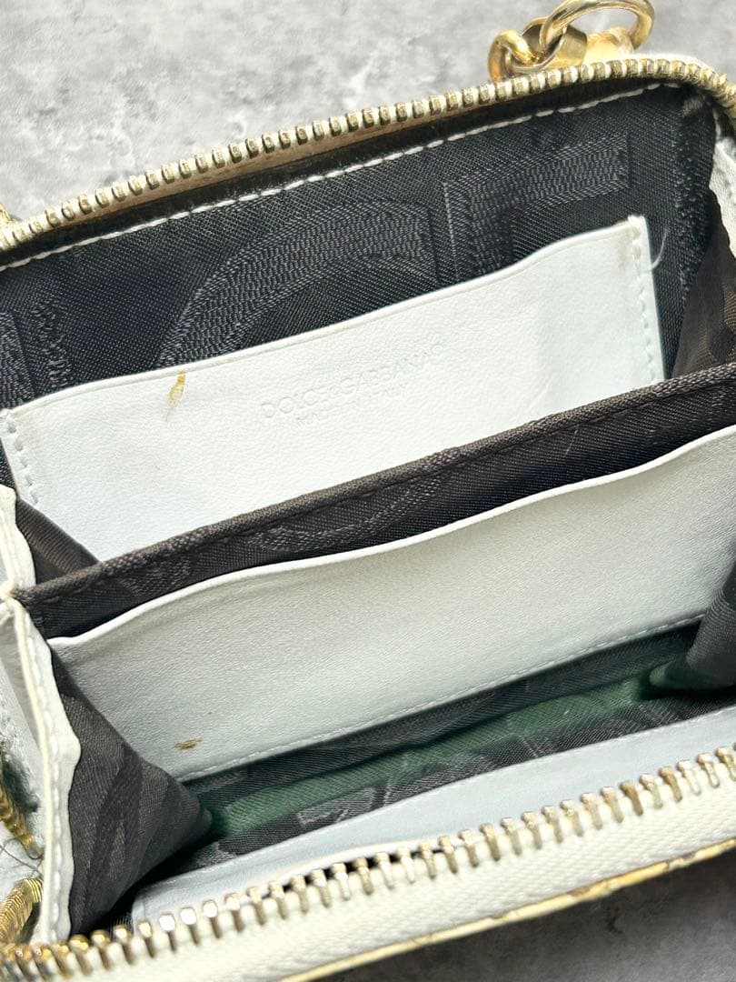 ドルチェ＆ガッバーナ パイソン チェーン付ウォレット 蛇革 ケース DG