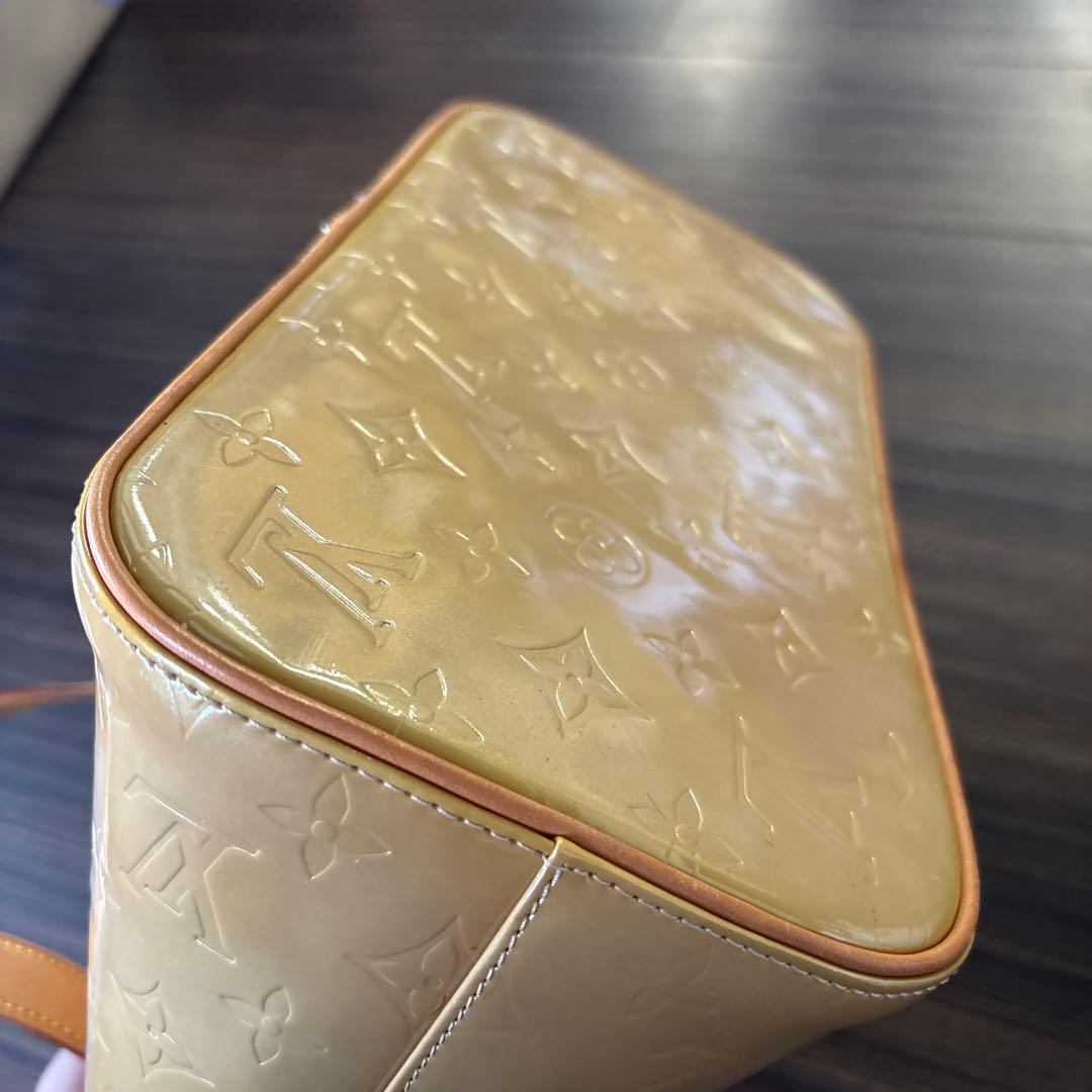 ルイビトン　エナメルバック(イエロー)