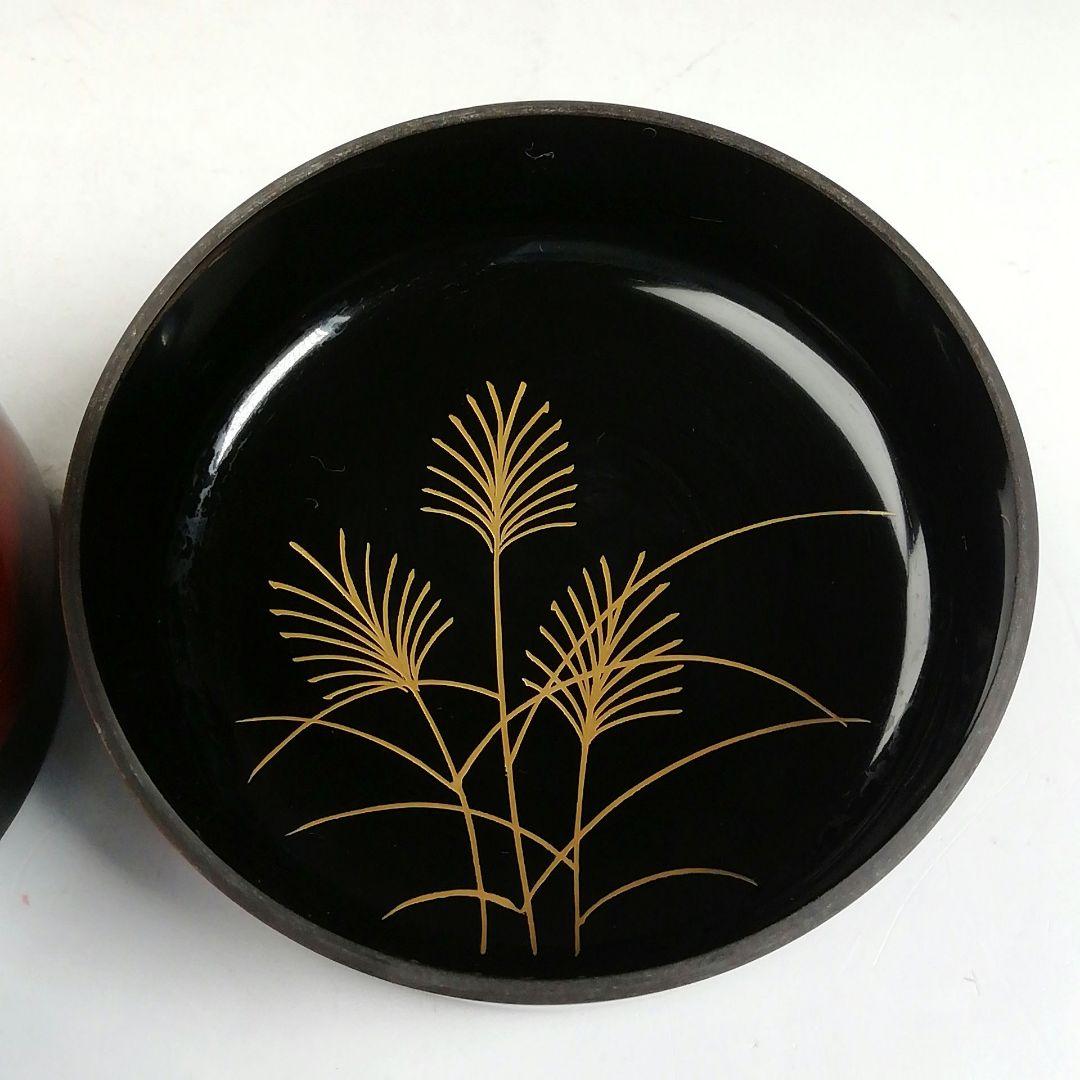 T999 棗 『鈴虫蒔絵』『雪吹』『竹内幸済 作』 共箱 茶道具