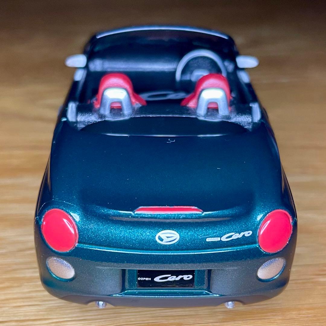 ダイハツ コペン セロ グリーン プルバックカー ミニカー 緑