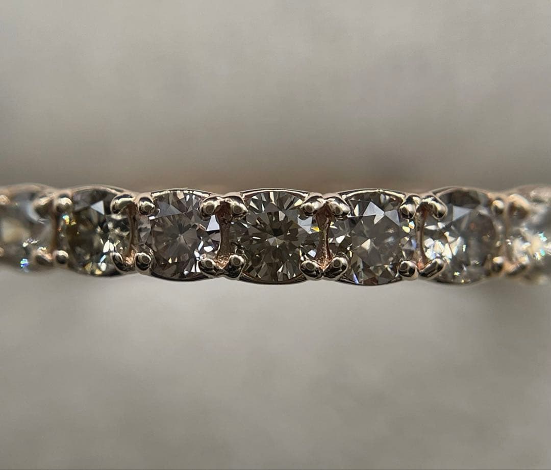 JA5★高級 ダイヤモンド1ct K18PG エタニティ リング