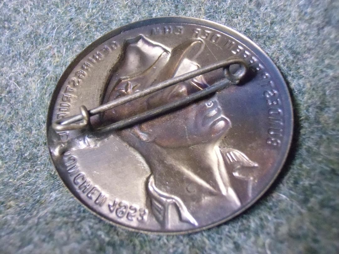 ＢＷドイツ軍/連邦軍＊１９５３年＊山岳部隊＊ミュンヘン総会参加記念バッジ（実物）