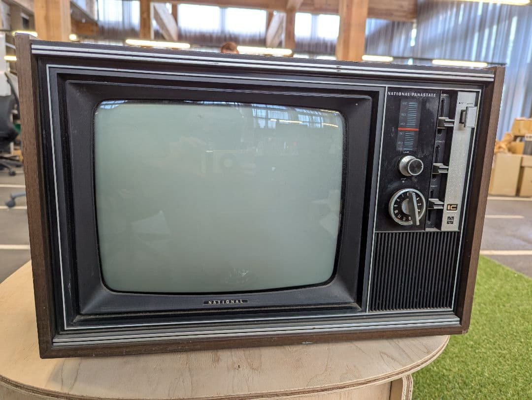 レトロ ブラウン管テレビ 昭和レトロ】ナショナルカラーテレビ