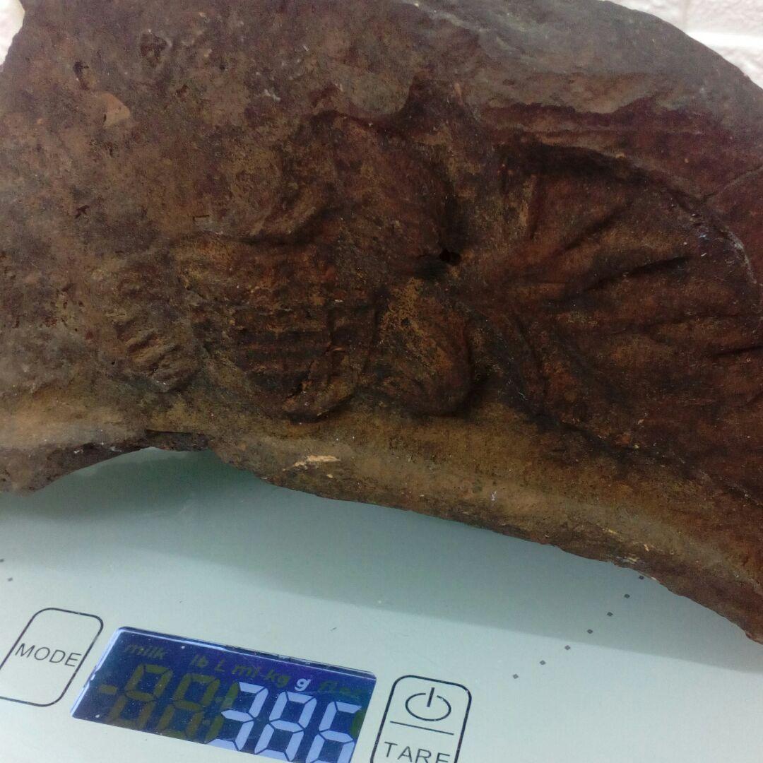 極稀少琉球古瓦城郭寺社灰茶褐色200〜330年前頃レア