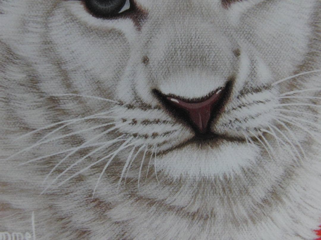 シム・シメール、【WHITE LION MOON】、希少な額装用画集より